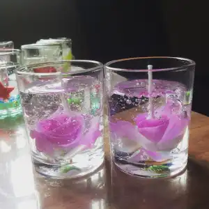 Vela en gel